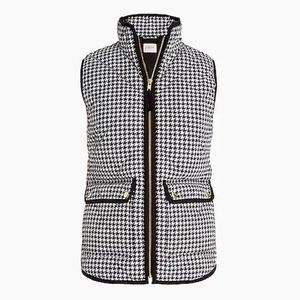 💕MOVINGSALE💕 JCREW HOUNDSTOOTH PUFFER VEST